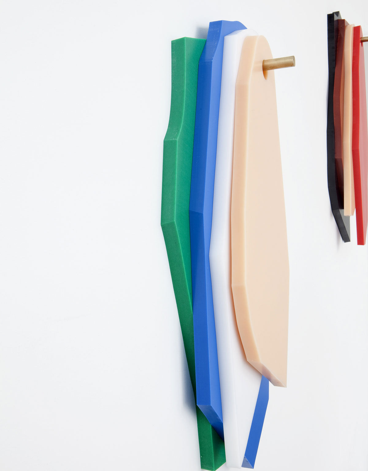 Schneidebretter Grün Blau Weiß Rosa 