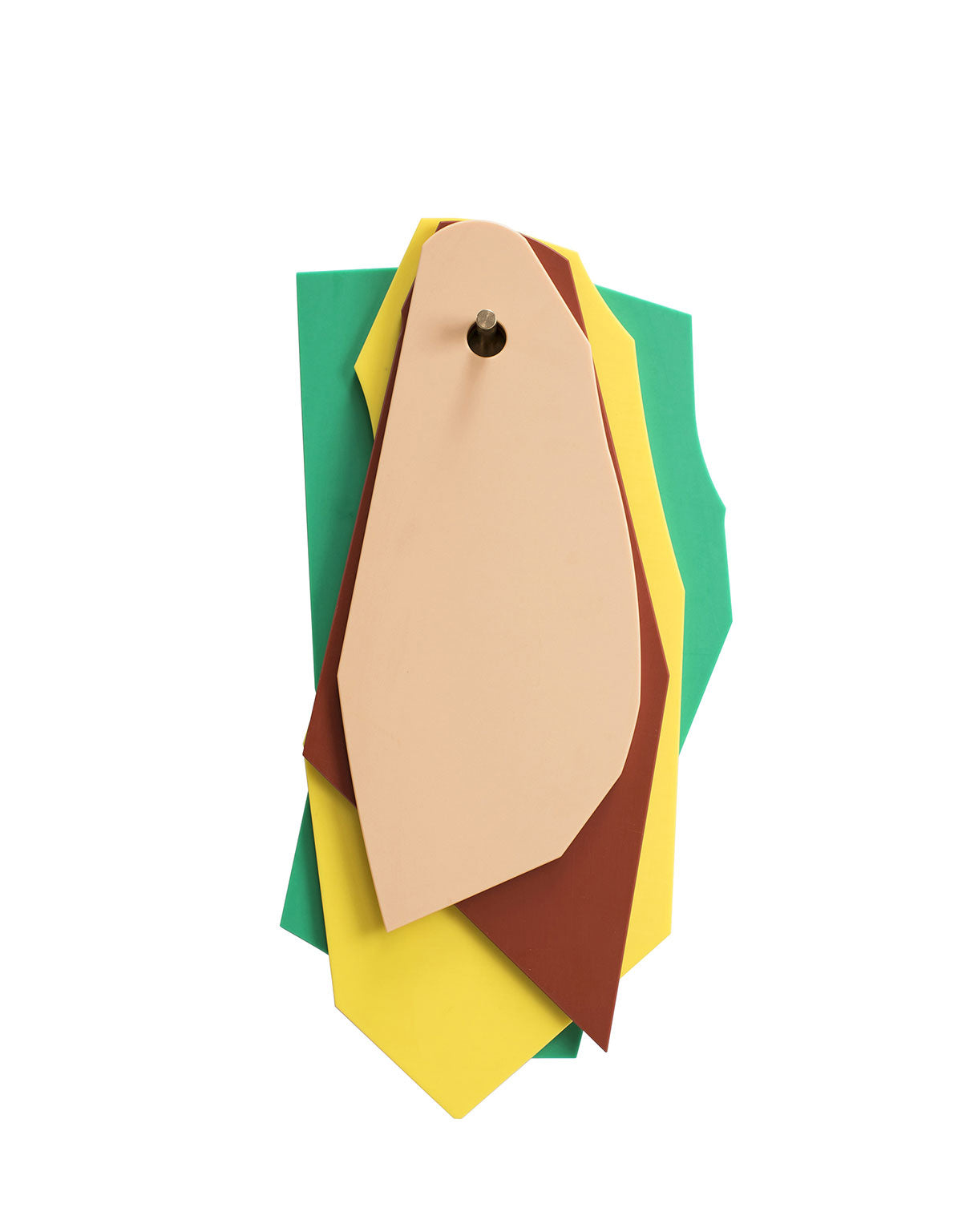 Schneidebretter Grün Gelb Braun Rosa 