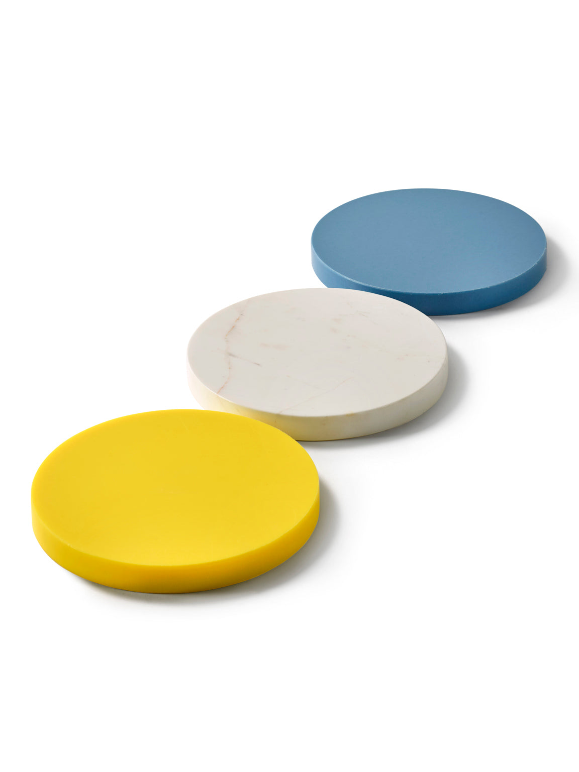 Three Circles Gelb Weiß Blau 