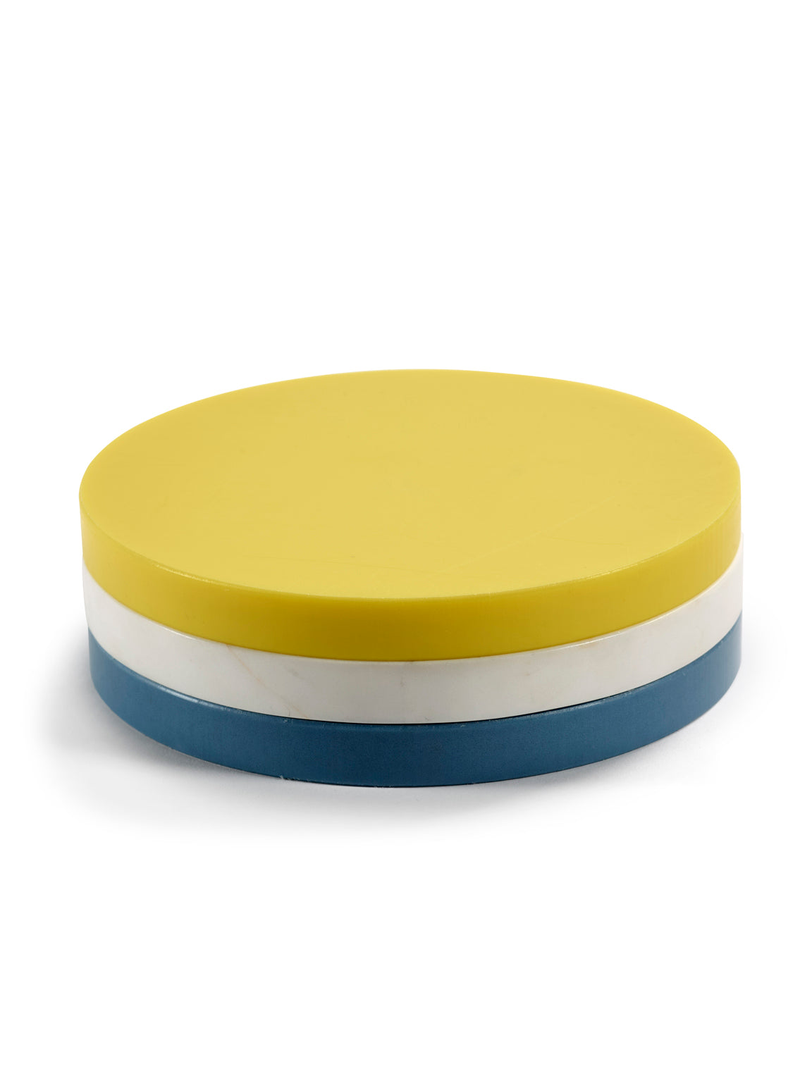 Three Circles Gelb Weiß Blau 