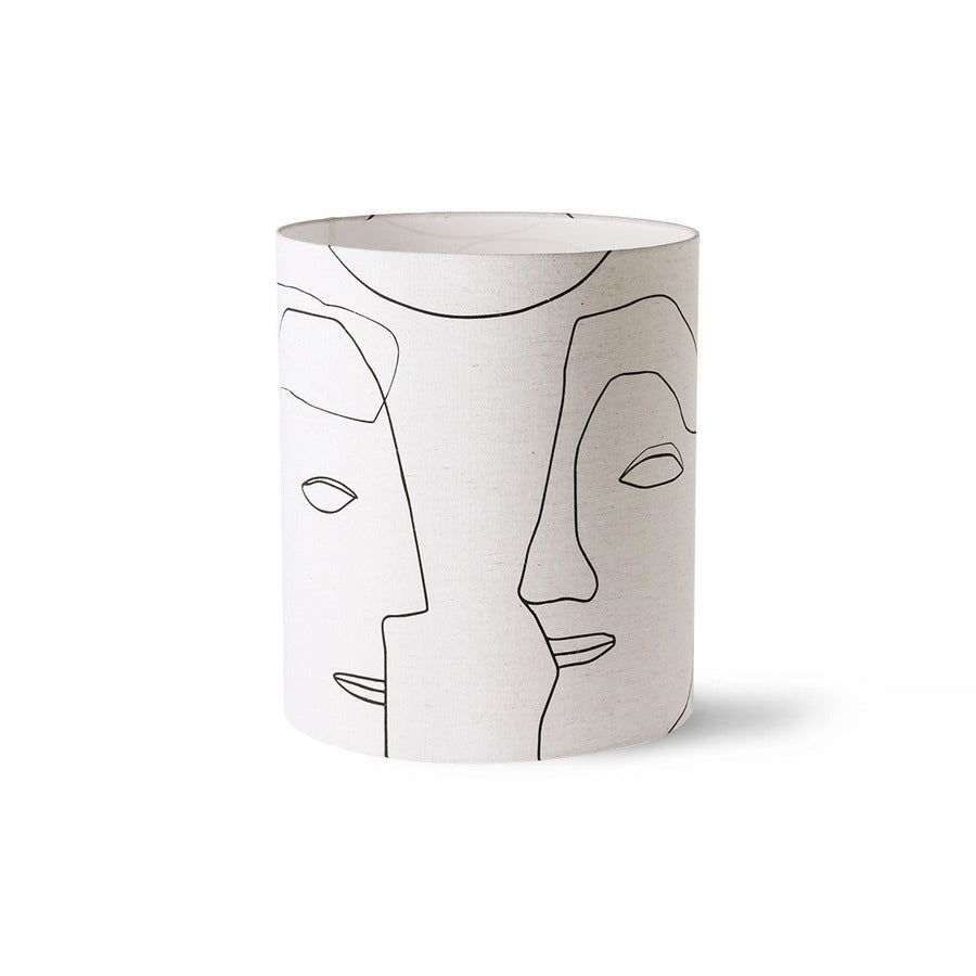 Printed Faces Lampenschirm – HKLIVING