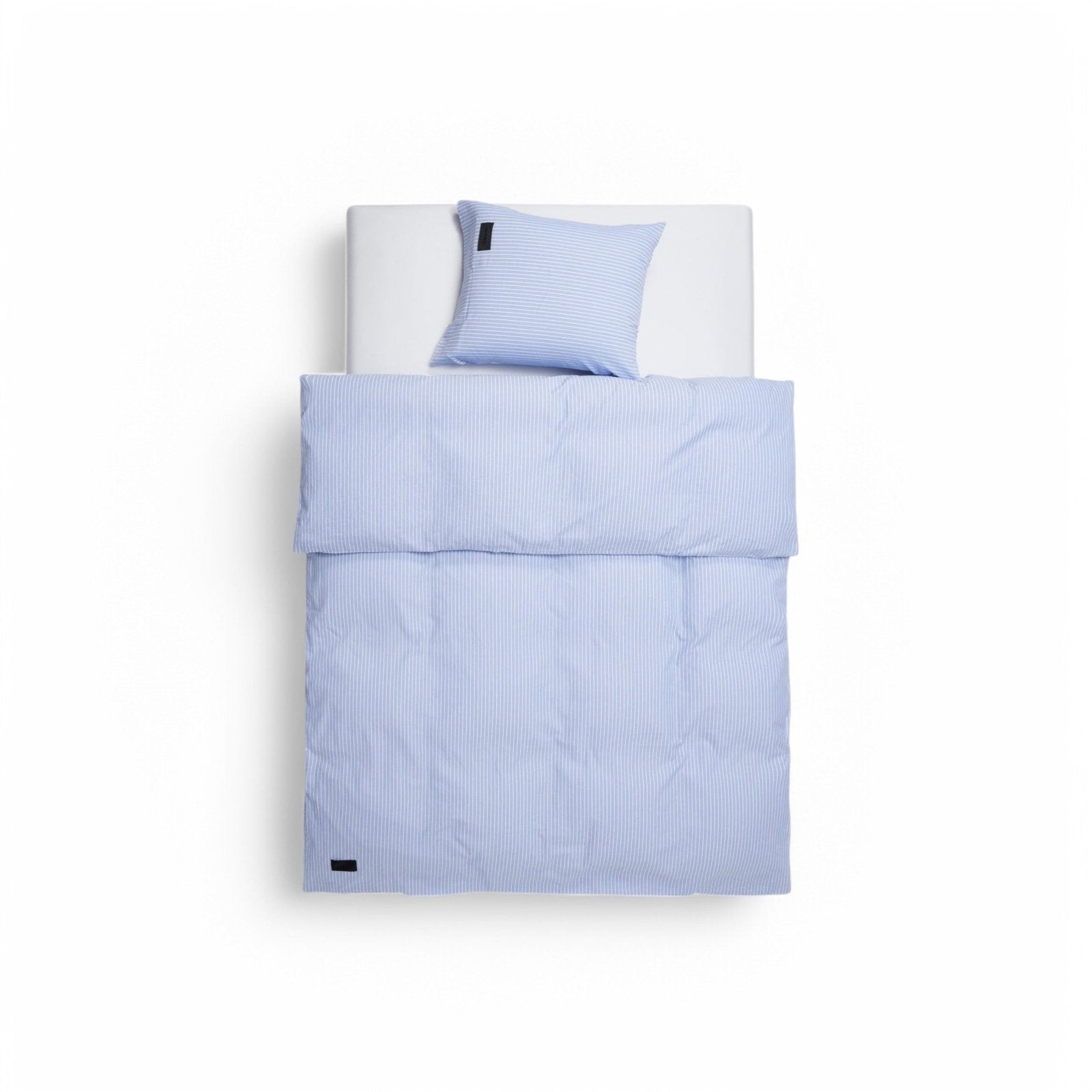 Wall Street duvet cover - Stripe light blue Oxford Bedwear by Magniberg