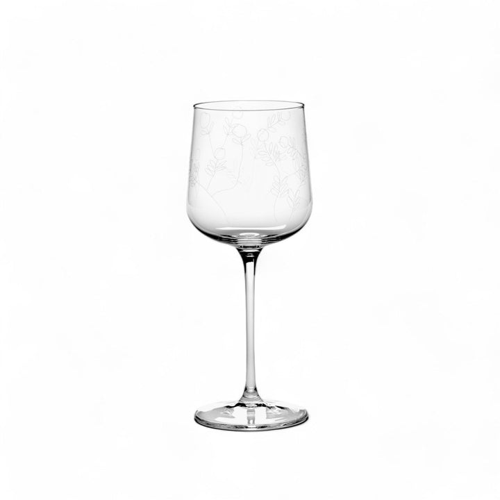 White Wine Glass 4 - Set Giftbox - Mirtillo Tea Midnight Flowers - Geschirr - Serax x Marni