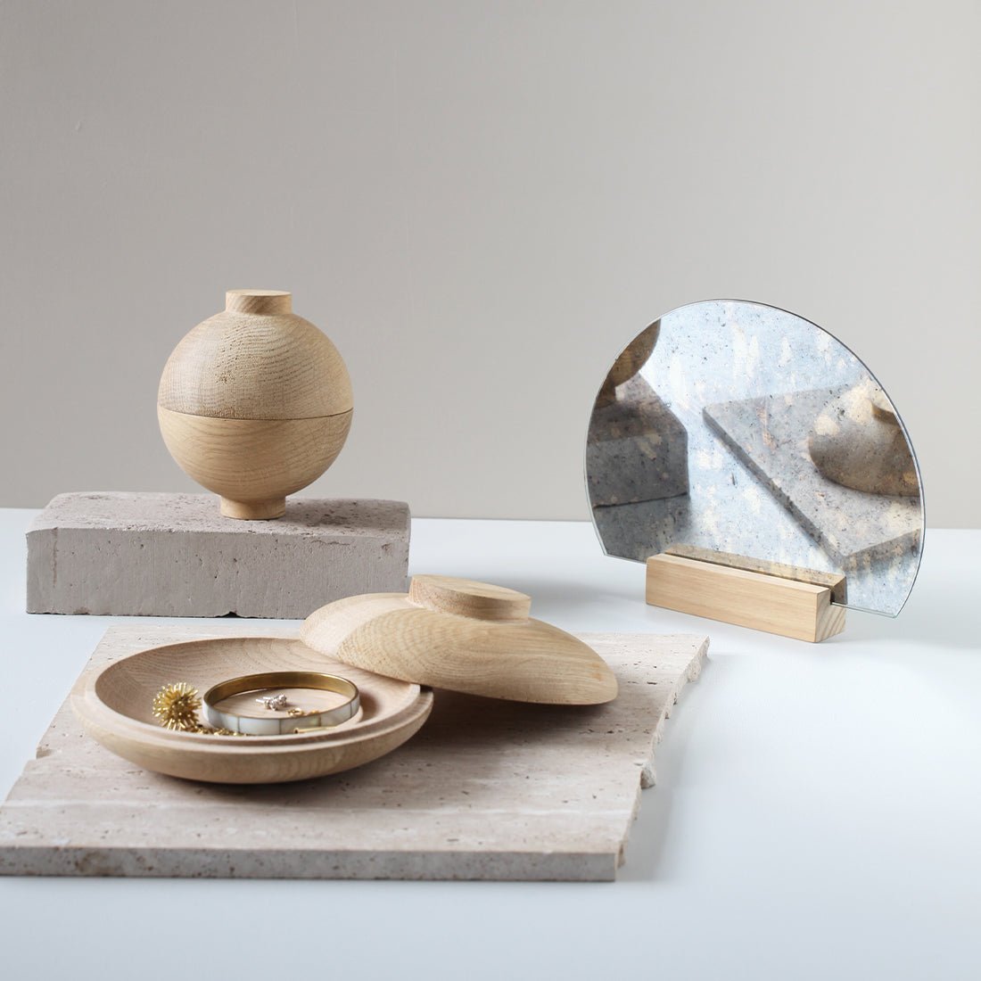 Wooden Galaxy Accessories by Kristina Dam Studio