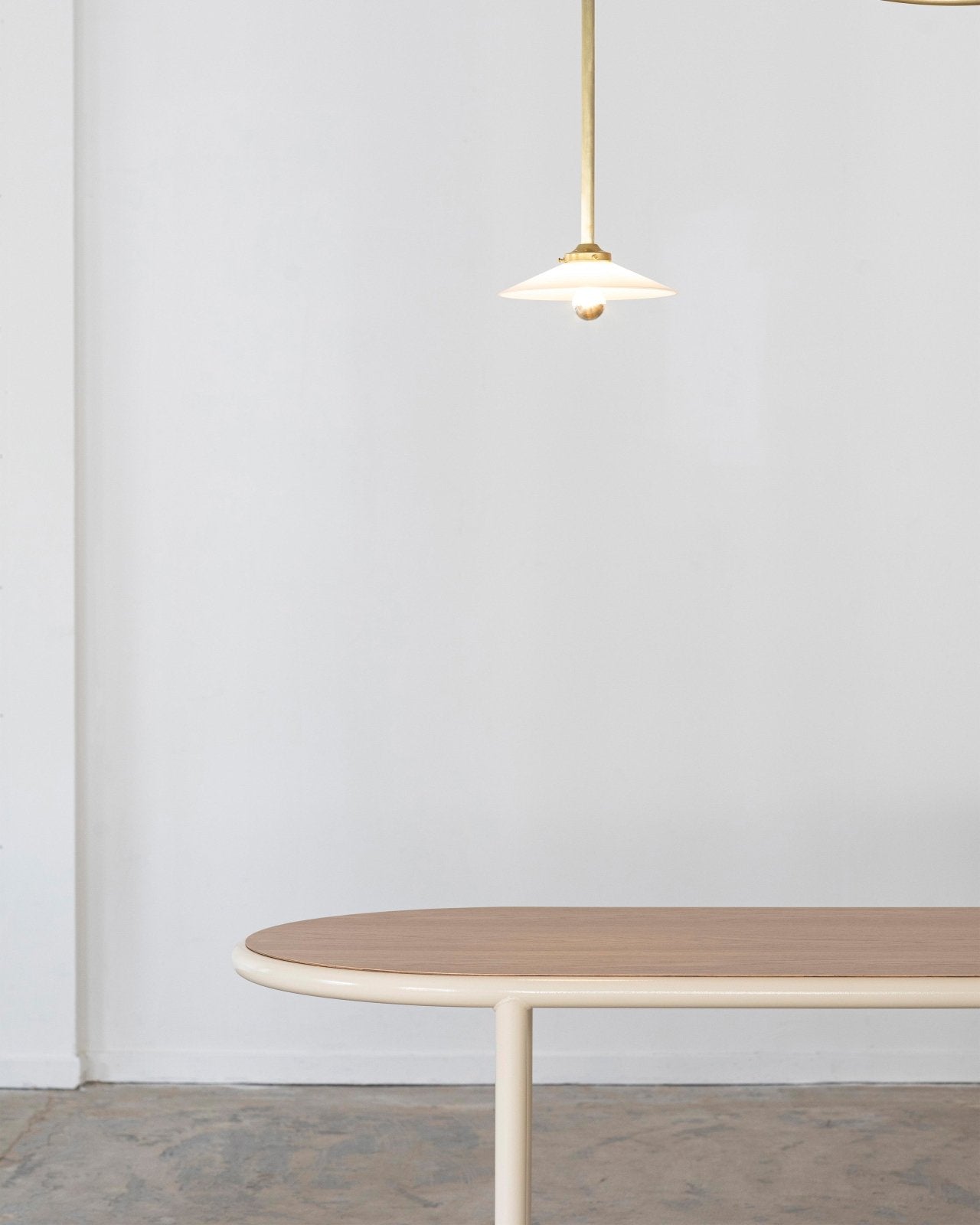 Wooden Table - Oval Schreibtisch by Valerie Objects