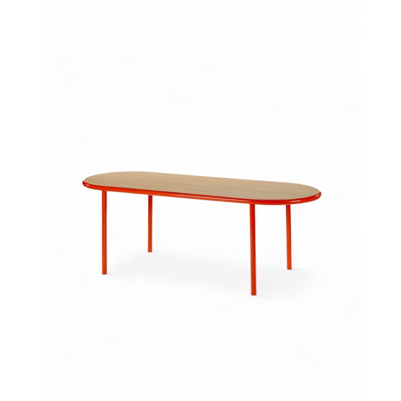 Wooden Table - Oval Schreibtisch by Valerie Objects