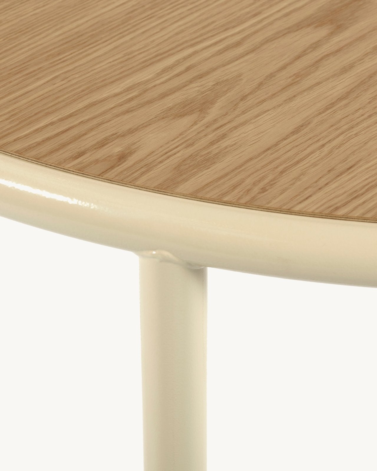 Wooden Table - Round M Beistelltisch by Valerie Objects