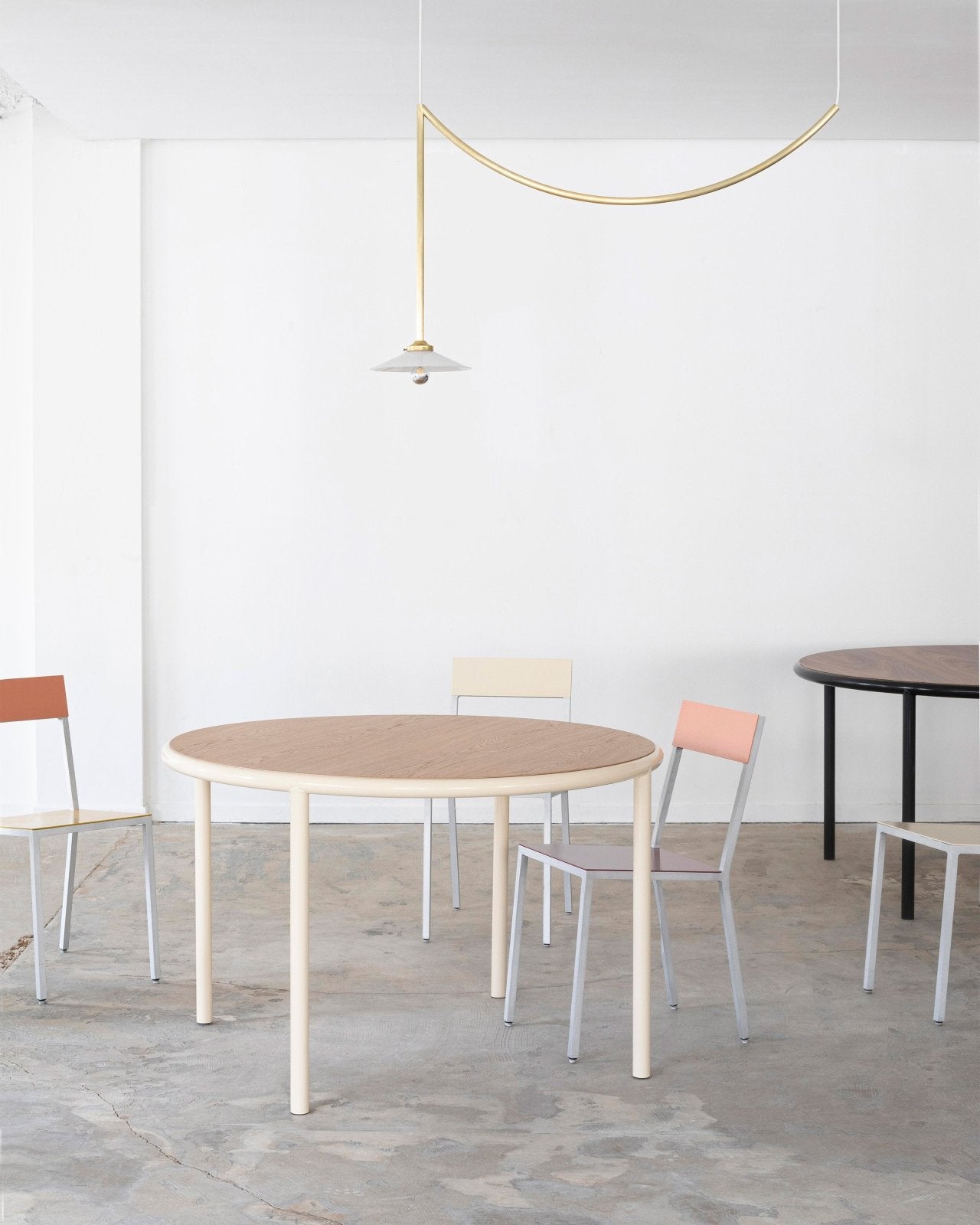 Wooden Table - Round M Beistelltisch by Valerie Objects