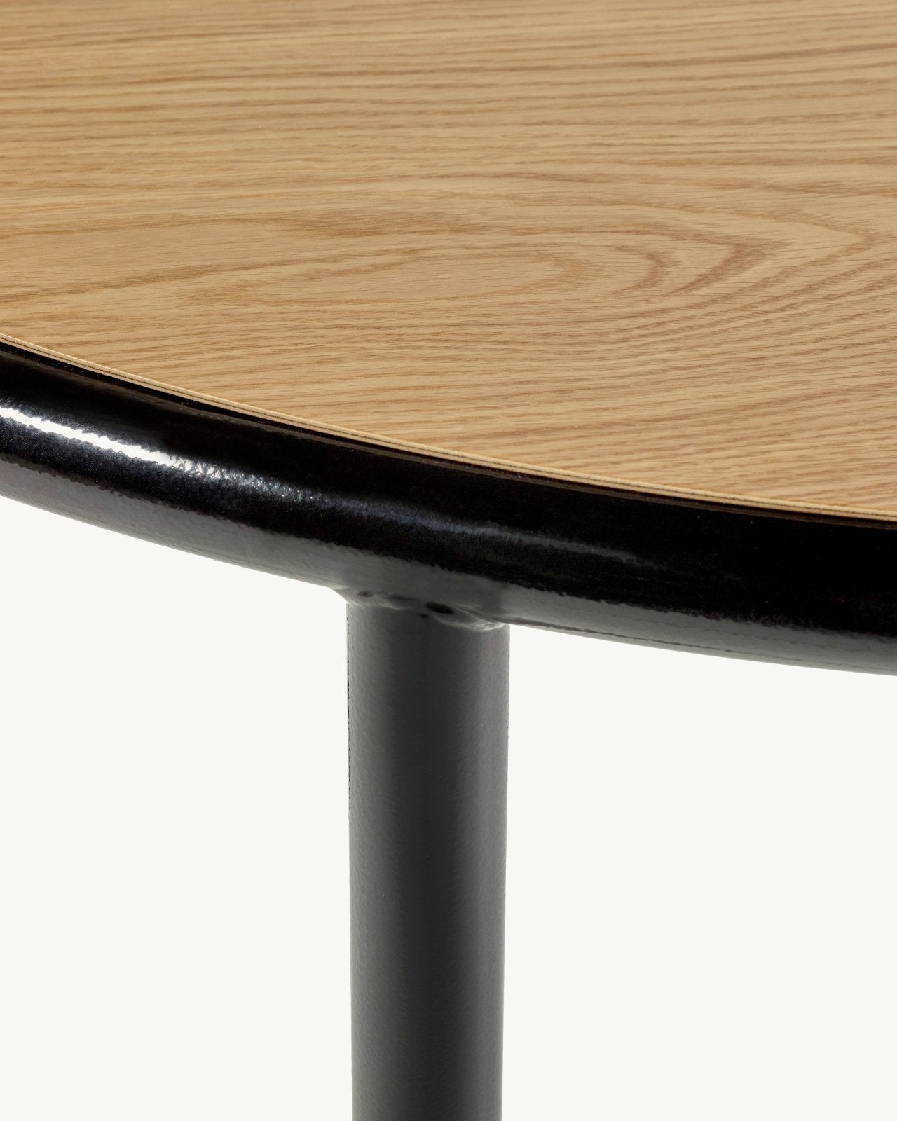 Wooden Table - Round M Beistelltisch by Valerie Objects