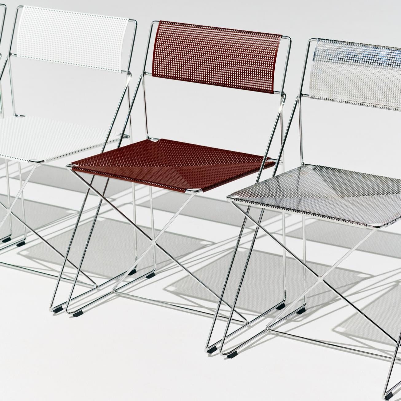 X - Line Chair - Chromed base Indoor Stuhl by HAY