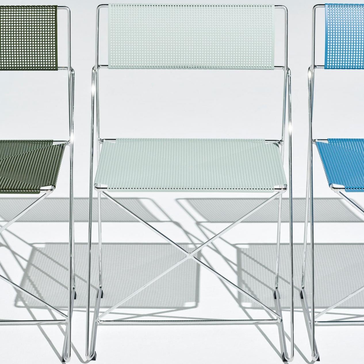 X - Line Chair - Chromed base Indoor Stuhl by HAY