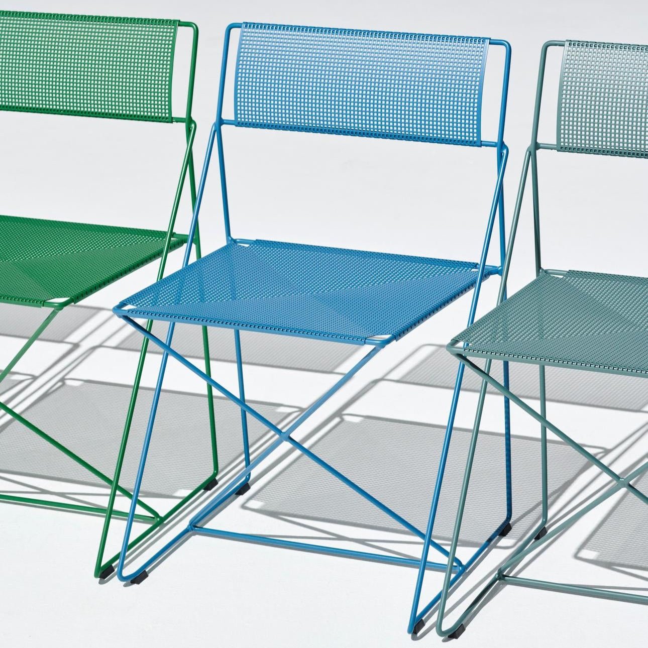 X - Line Chair - Powder coated Stuhl by HAY