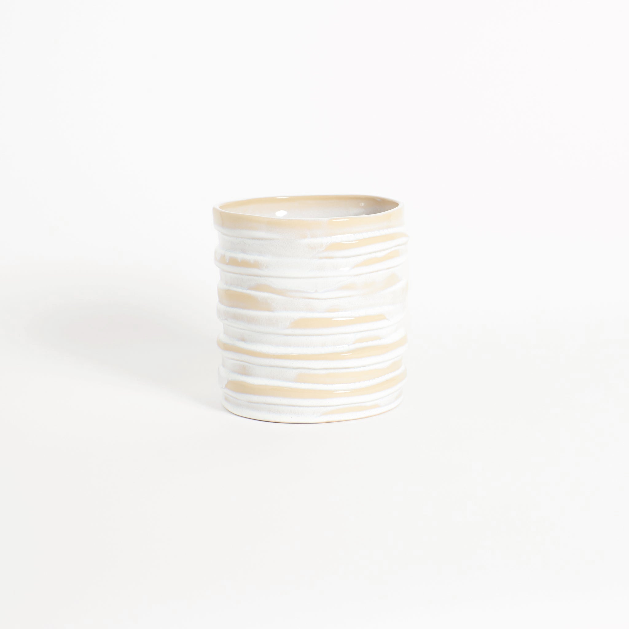 Alfonso pot - White flower pot by Project 213A