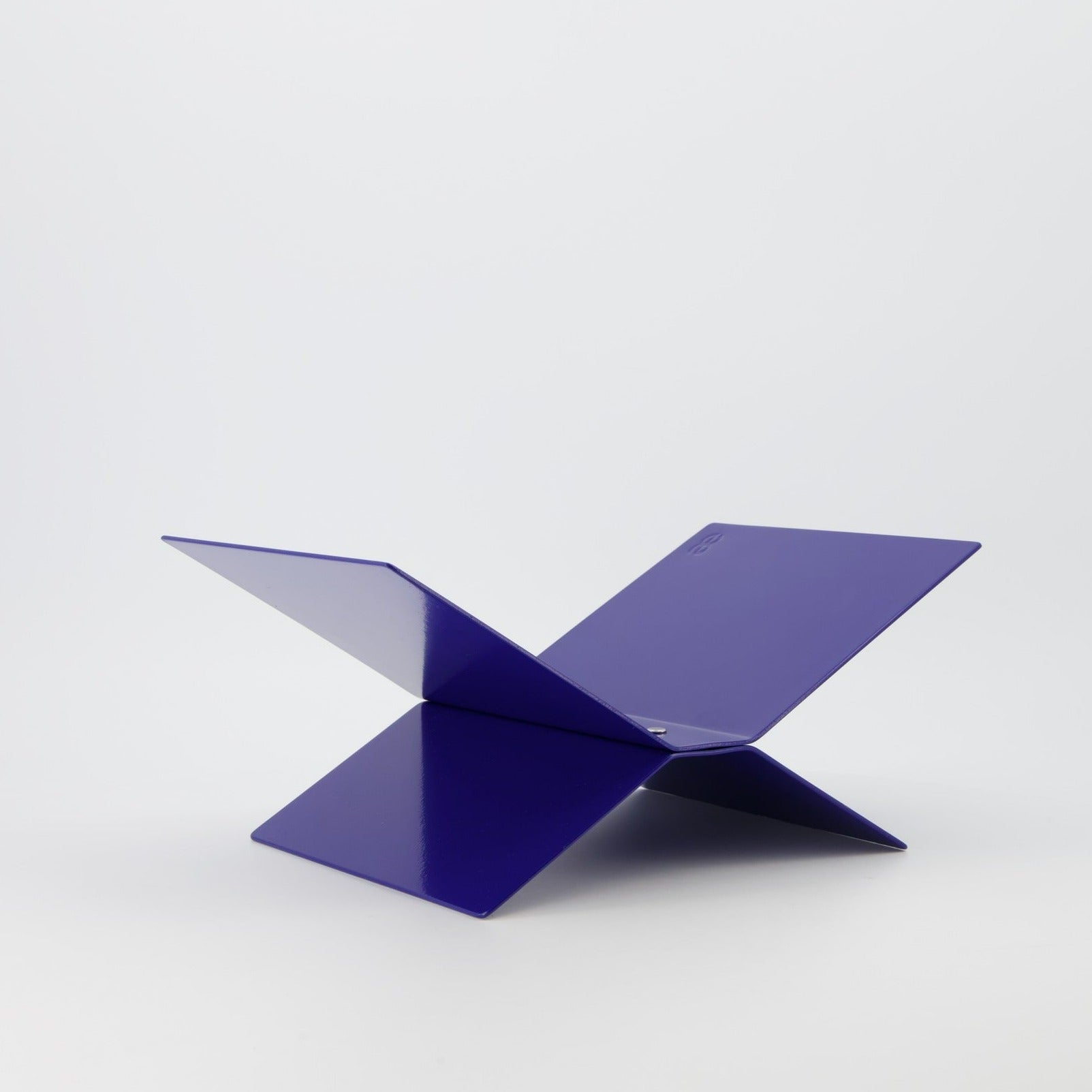 3D Adjustable Metal Book Stand Blue Model - 1833306