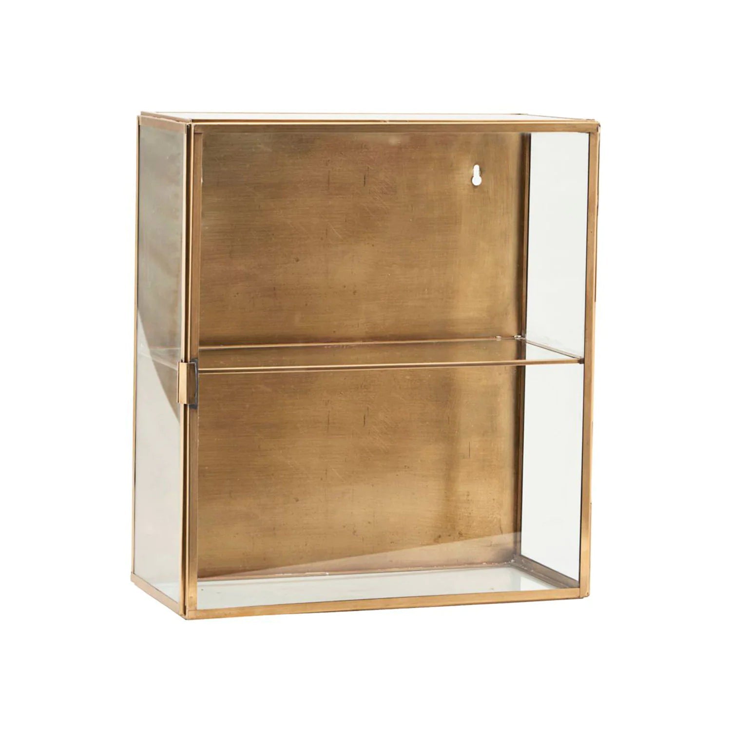 Cabinet Cabinet Small - Glass - Brass cabinet by House Doctor