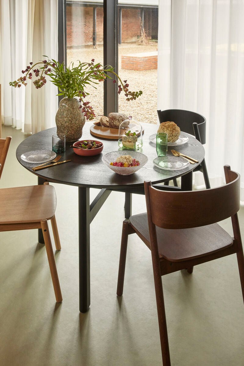 Fjord Small - Round dining table Dining table by Hübsch Interior