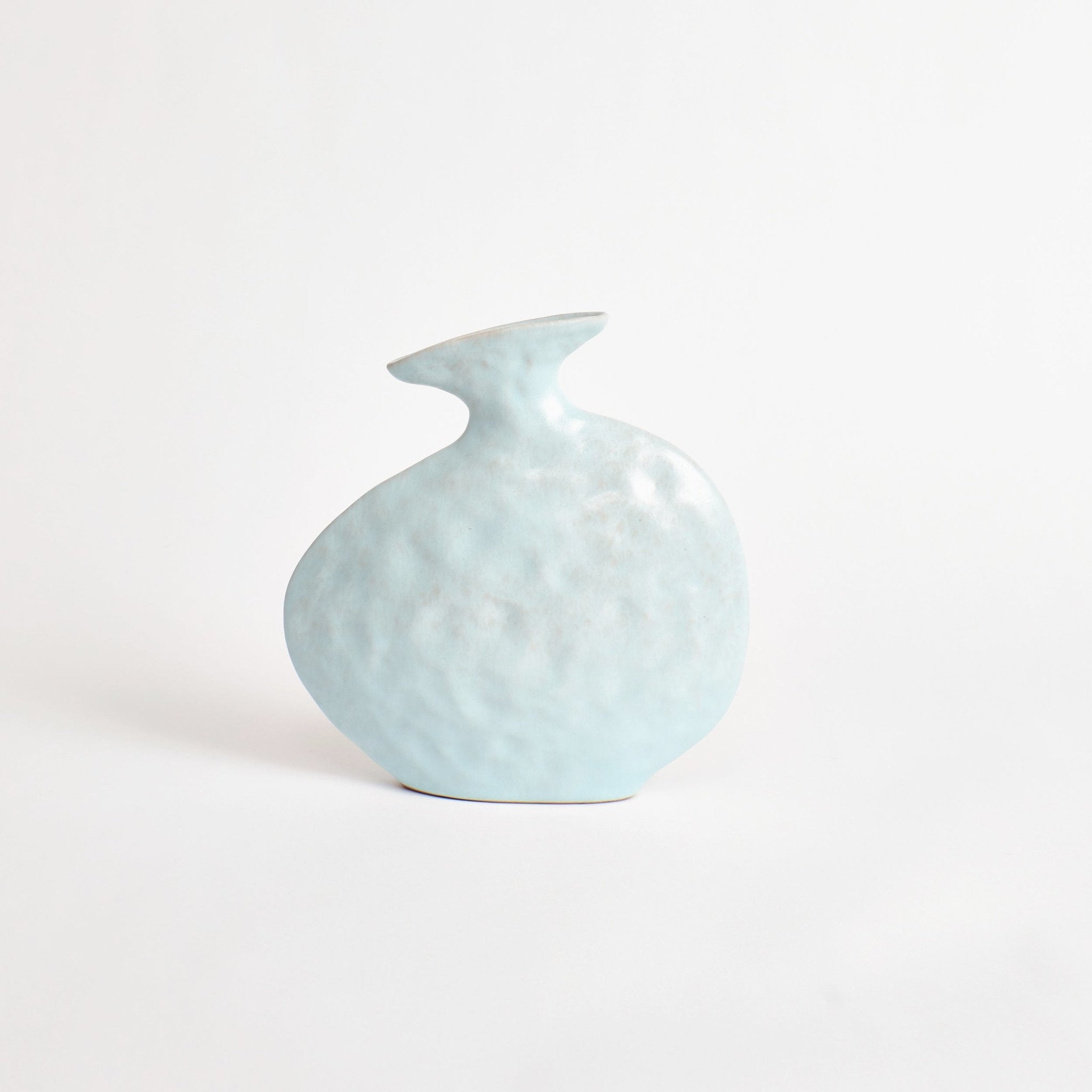 Flat Vase - Hellblau