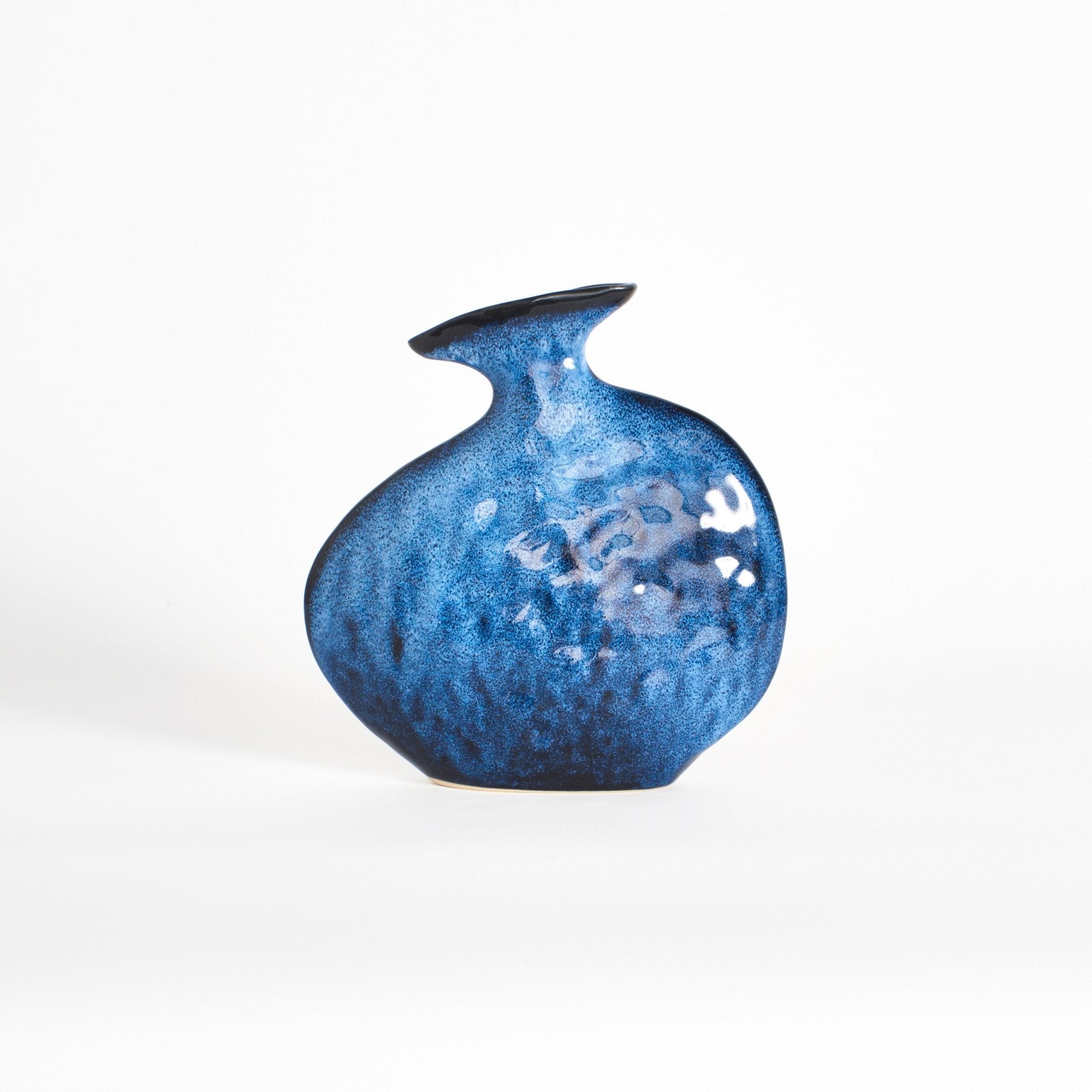 Flat Vase - Mitternachtsblau
