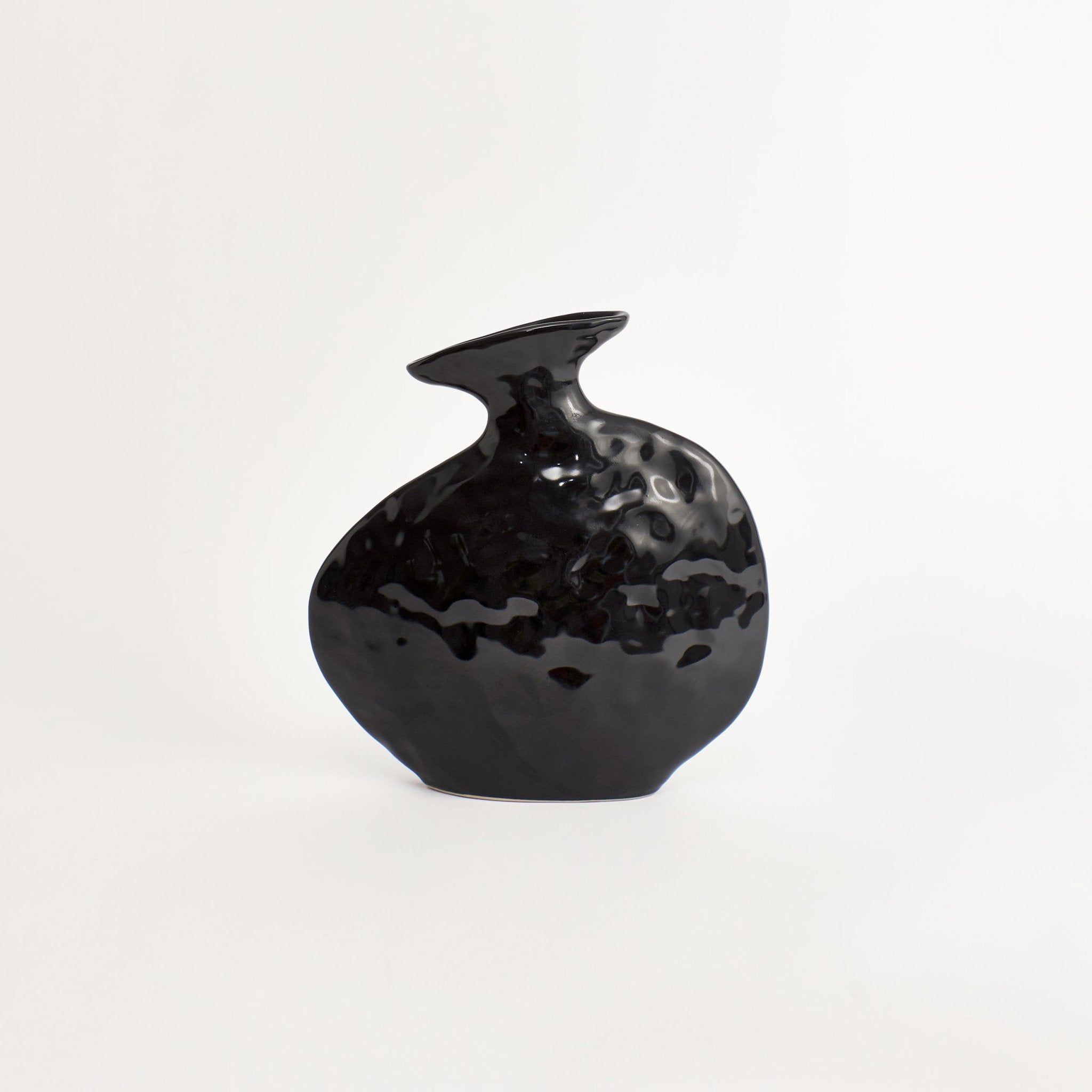Flat Vase - Black vase from Project 213A