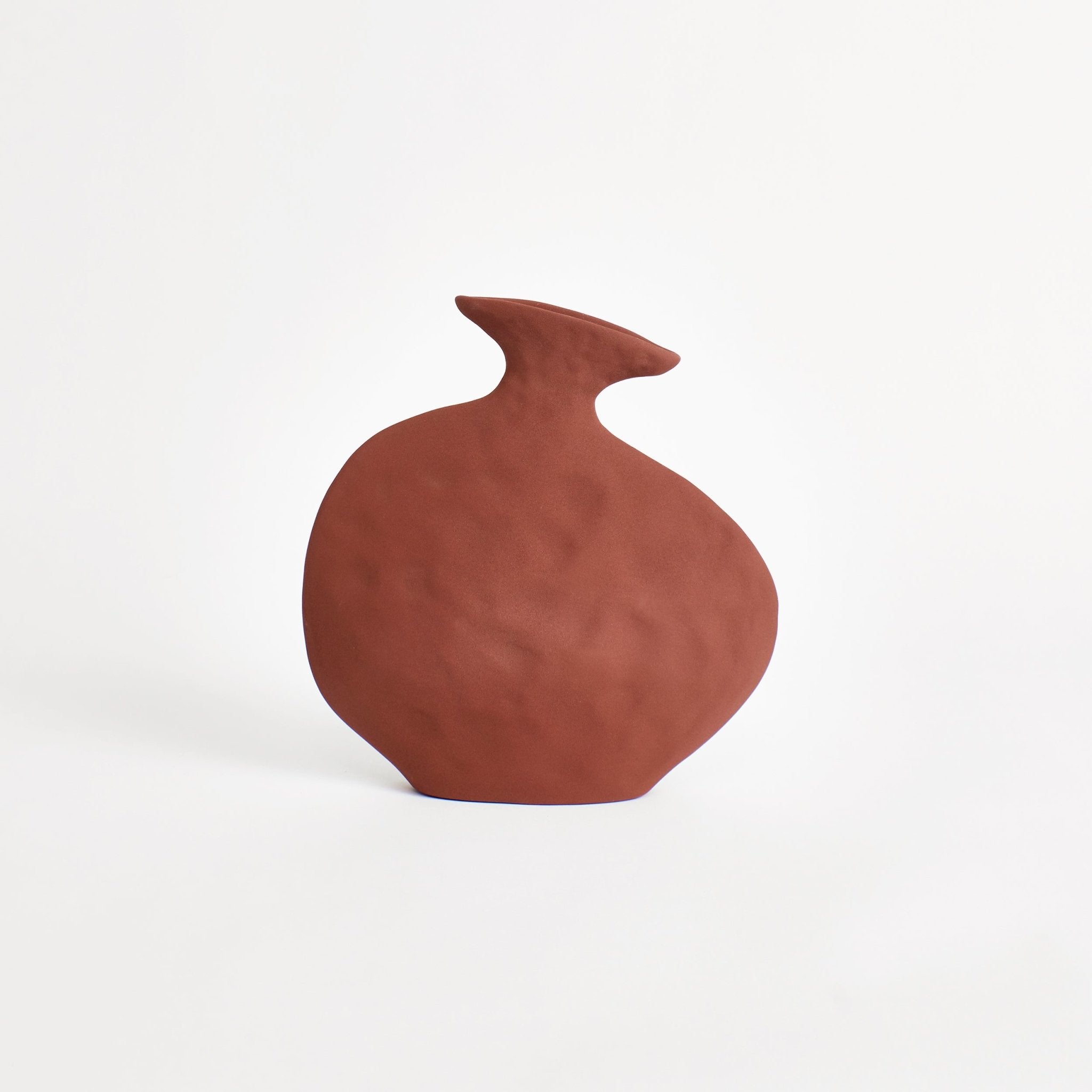 Flat Vase - Ziegel