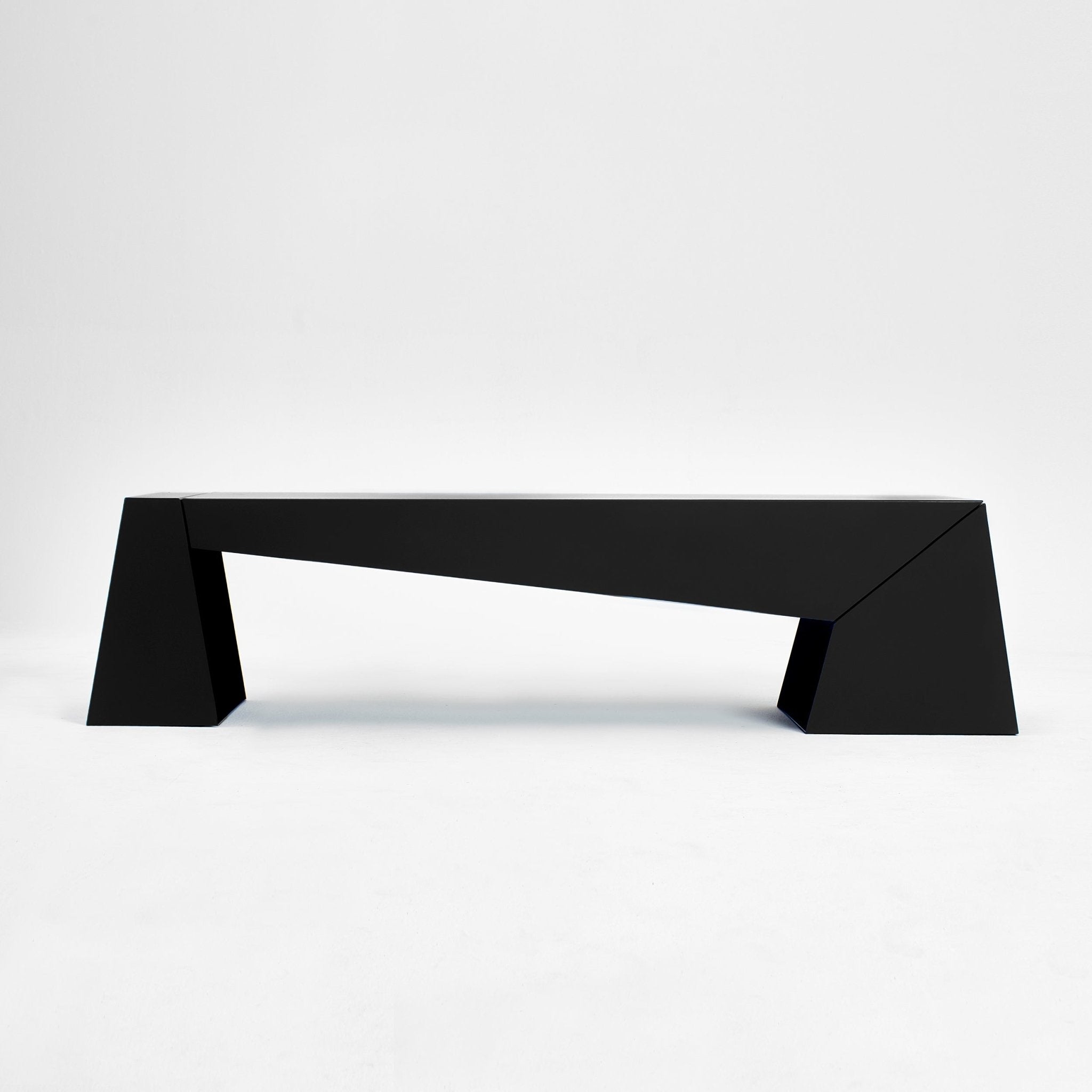 Folded Bench - Schwarz Sitzbank von Project 213A