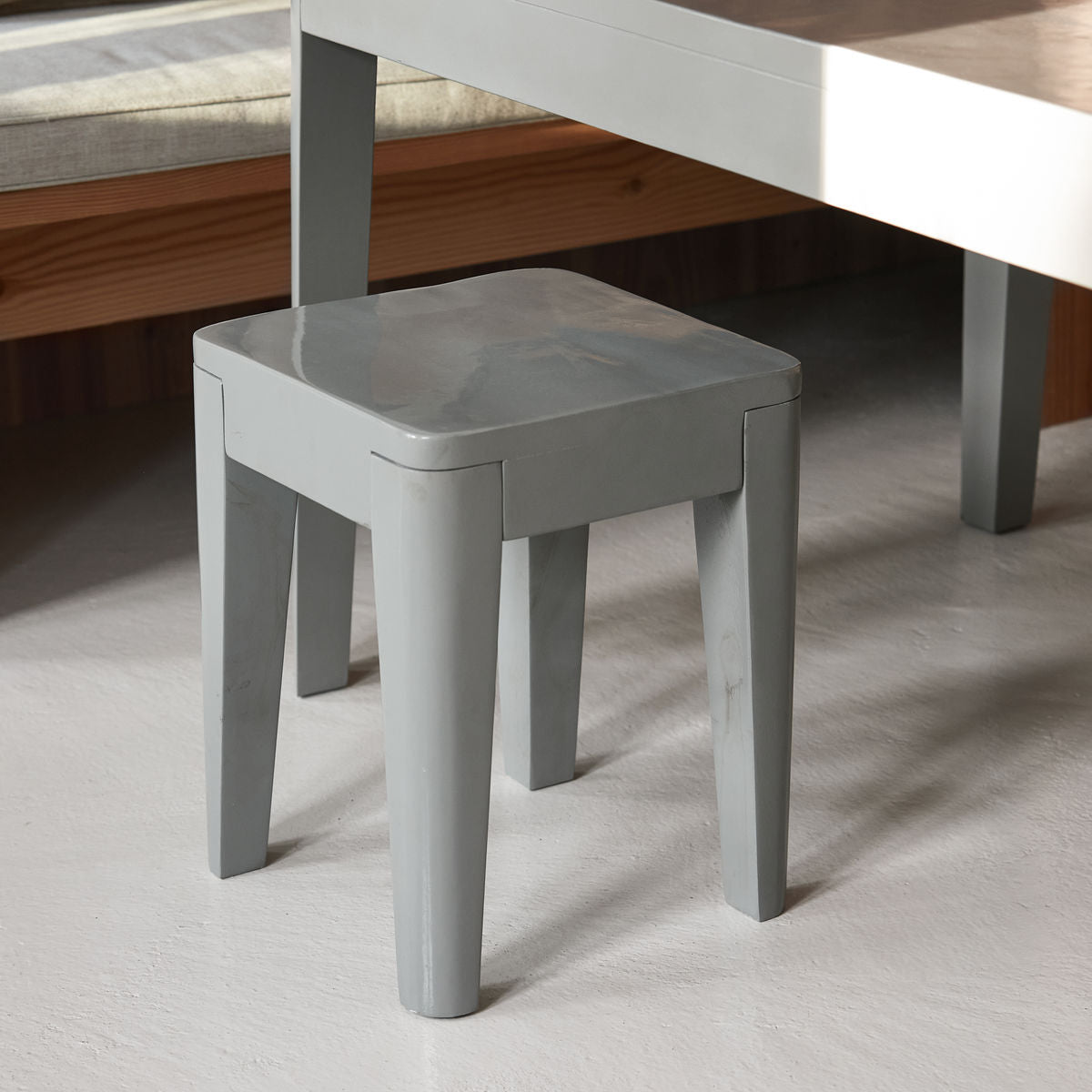 Stool - Molon - Gray Stool by House Doctor