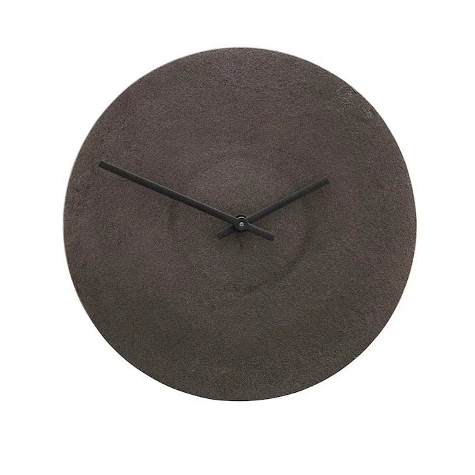 Wanduhr Thrissur - Antik-Metall Schwarz Uhr von House Doctor