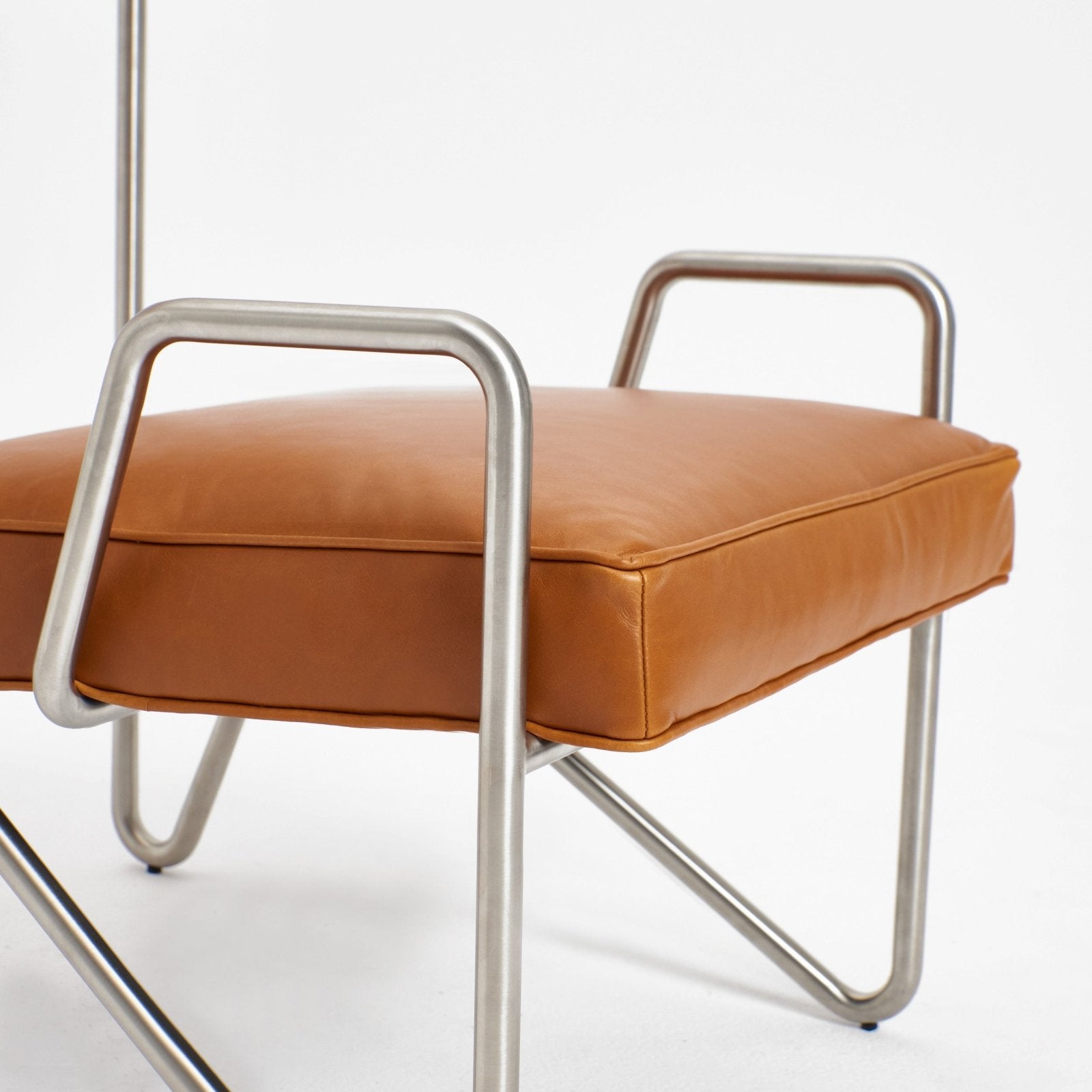 Larry's Lounge Chair - Brown/Chrome Seating by Project 213A