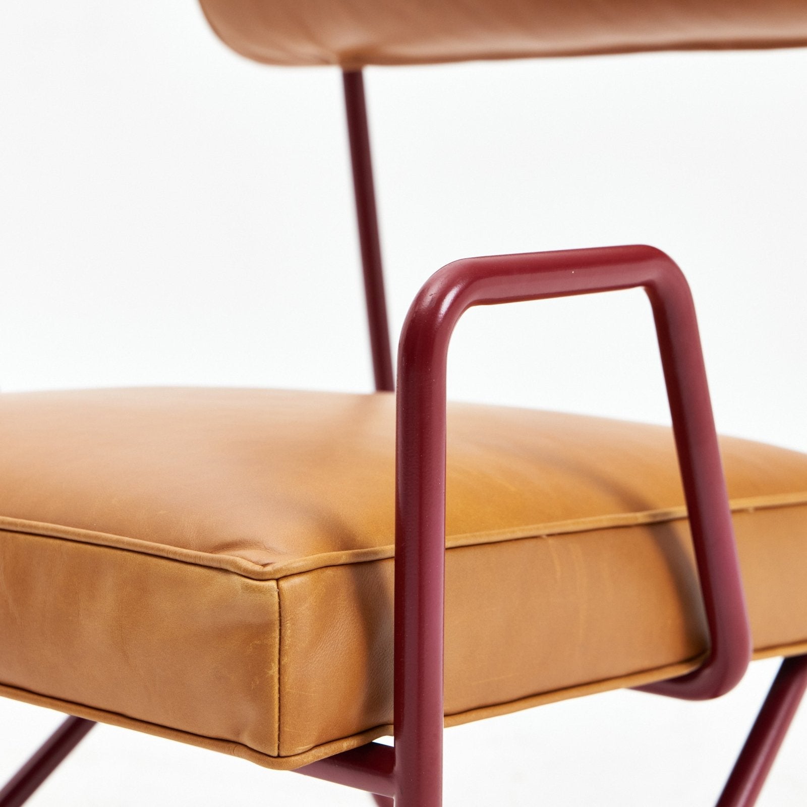 Larry's Lounge Sessel - Hellbraun/Bordeaux Seating von Project 213A