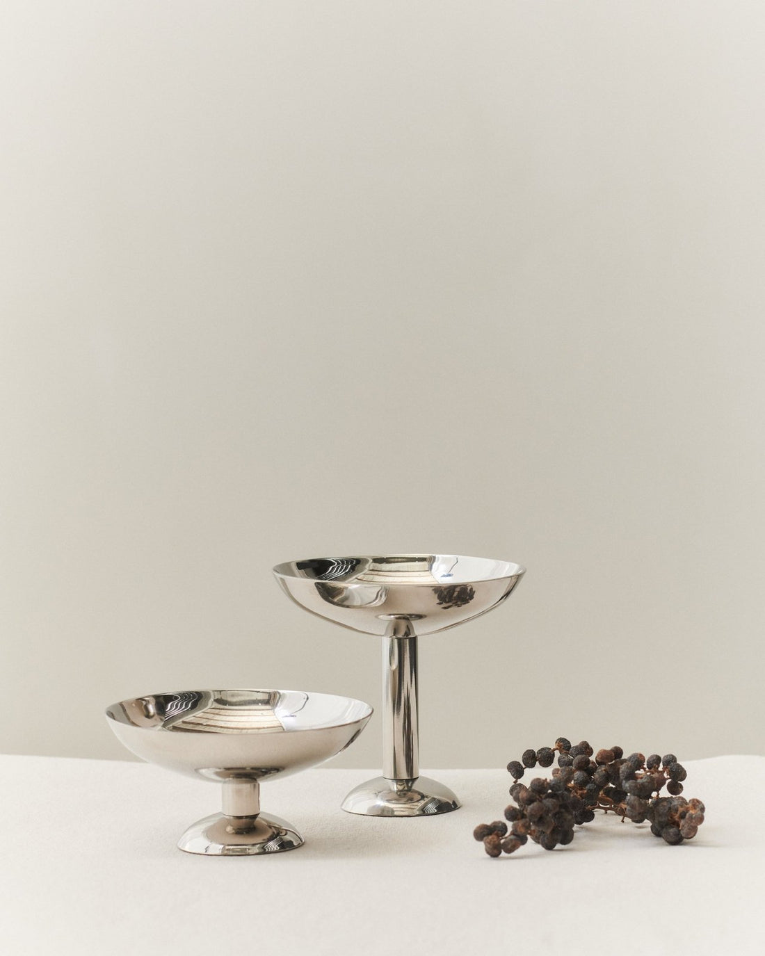 Metal Champagne Coupe Low - Stainless Steel Tumbler - Geschirr - LOUISE ROE