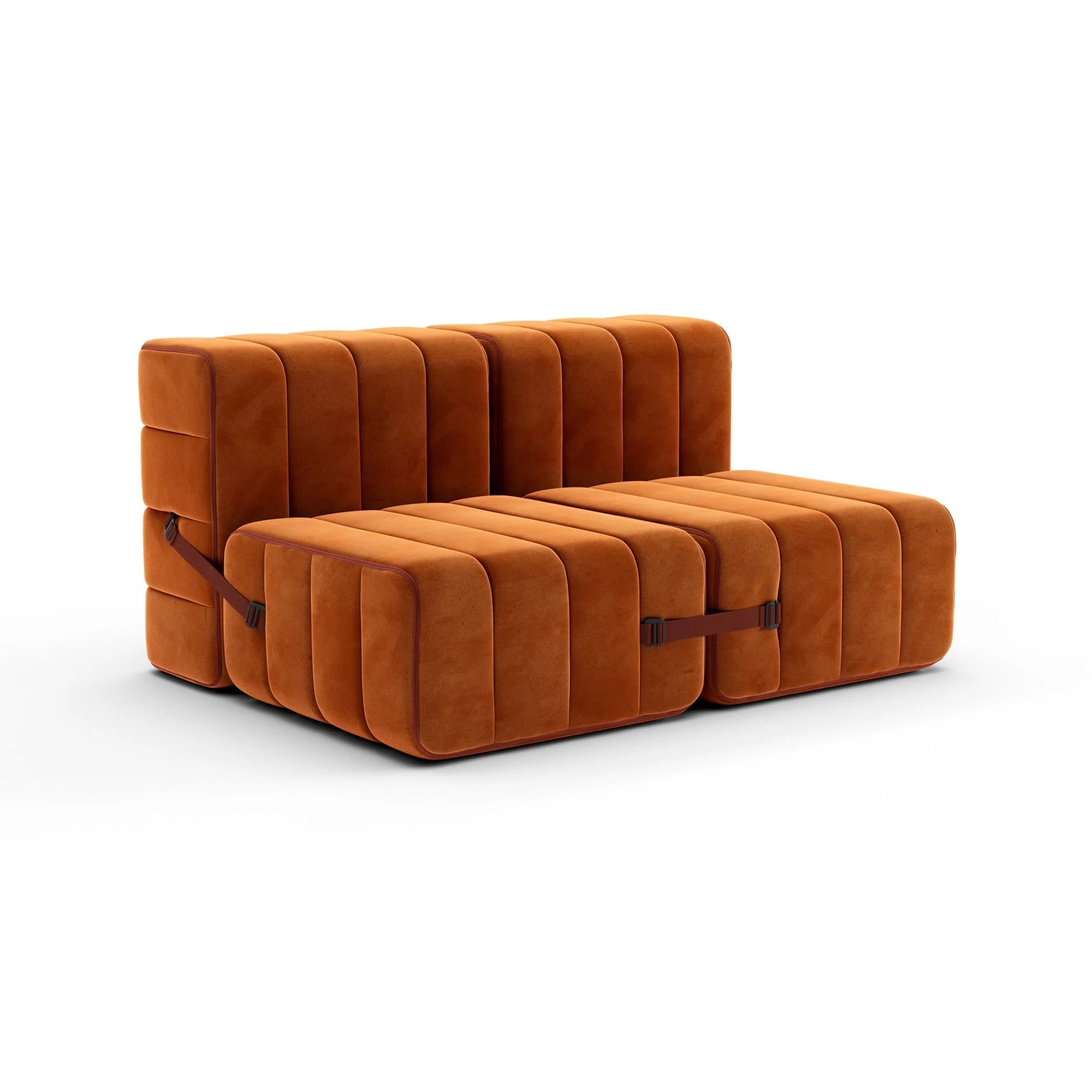 Modulares Sofa-System Curt - Barcelona Russet Sofas von Ambivalenz