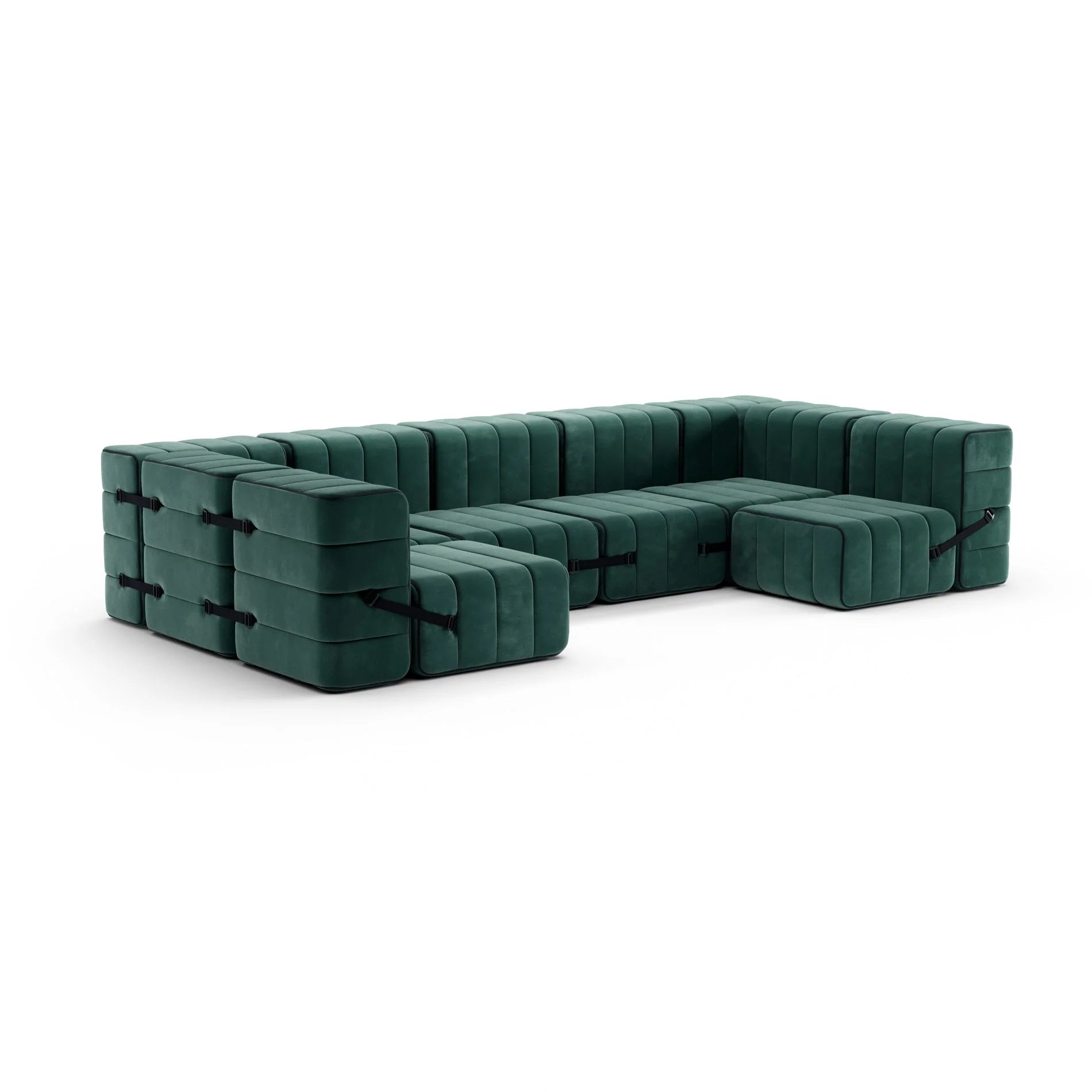 Modulares Sofa-System Curt - Barcelona Serpentine Sofas von Ambivalenz