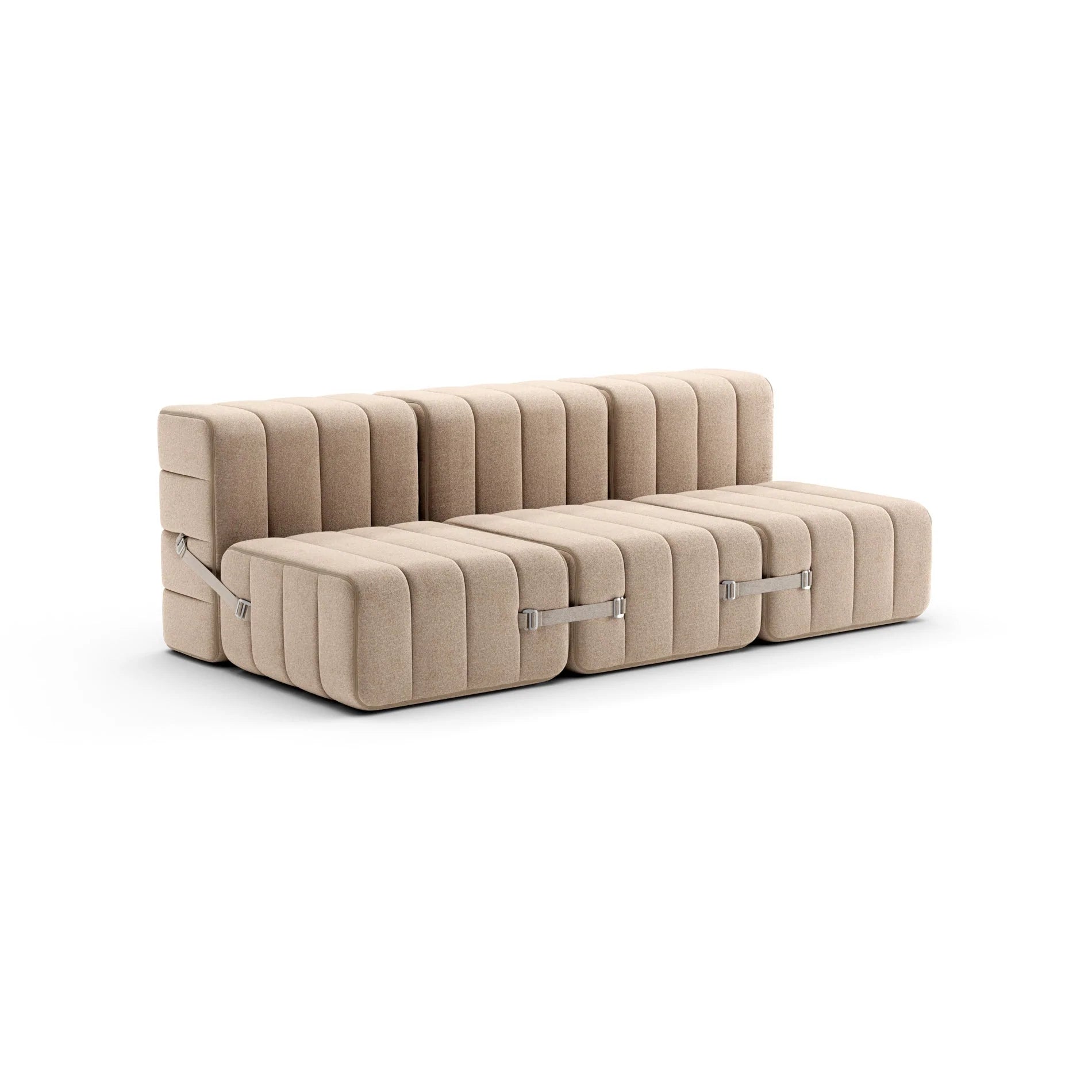 Modulares Sofa-System Curt - Dama Beige / Grau Sofas von Ambivalenz