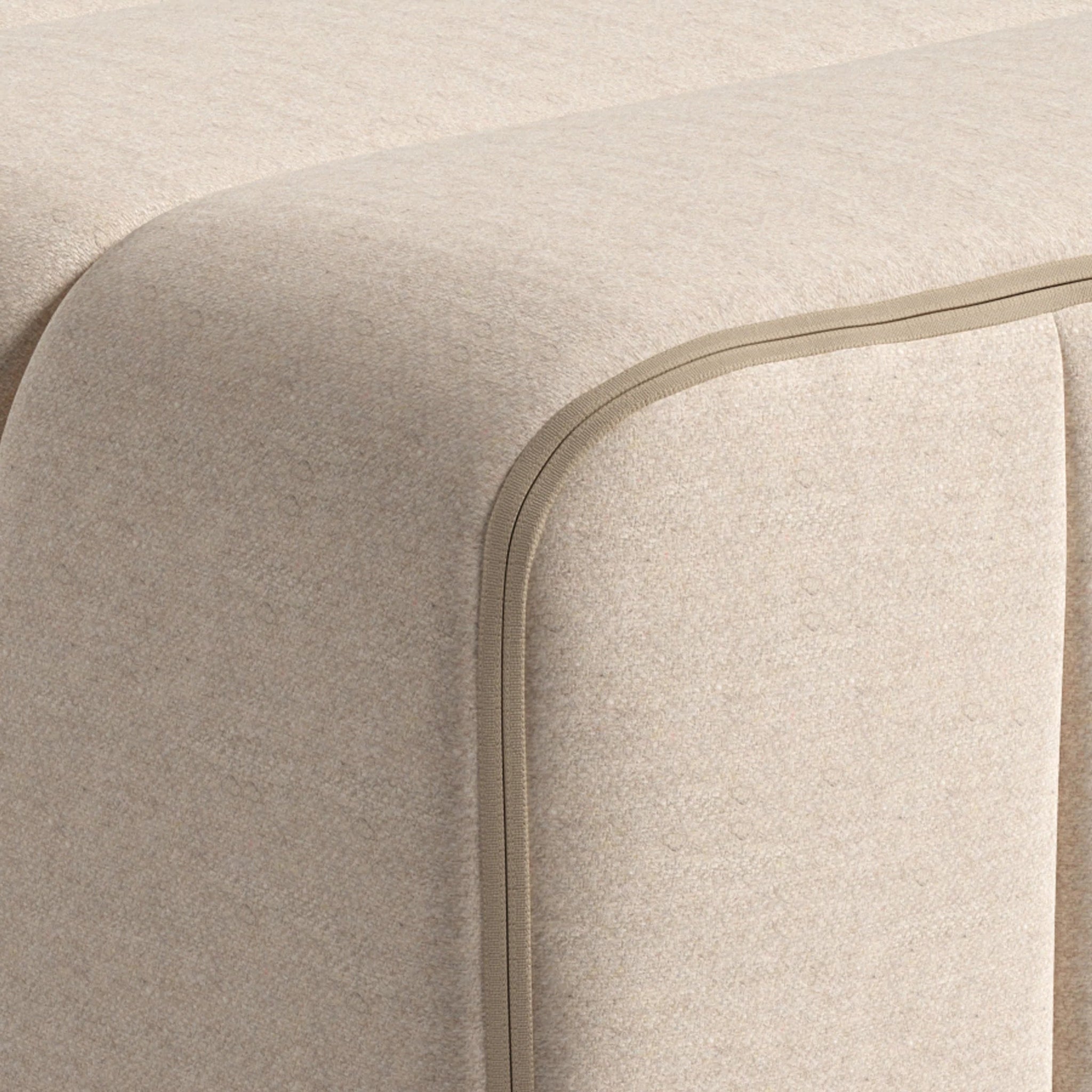 Modulares Sofa-System Curt - Dama Beige / Grau Sofas von Ambivalenz