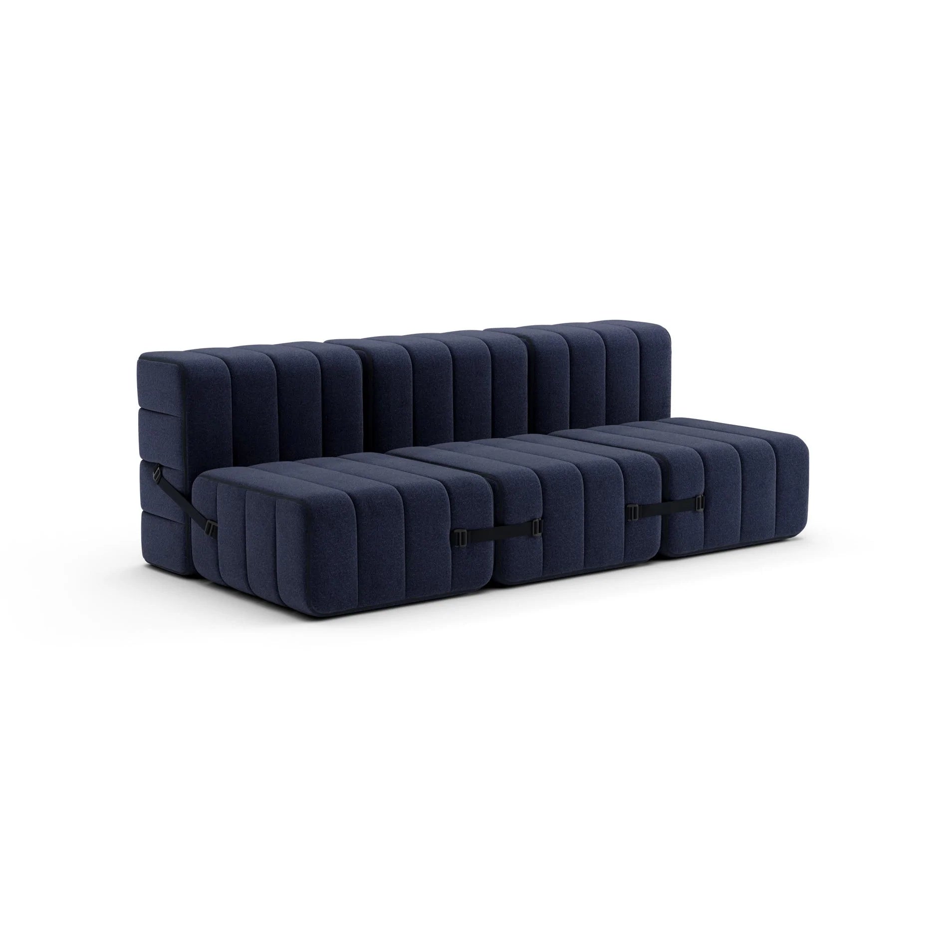Modulares Sofa-System Curt - Dama Dunkelblau