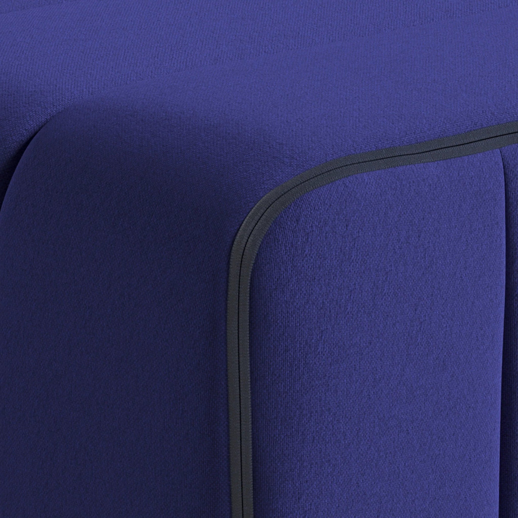 Modulares Sofa-System Curt - Jet Blau