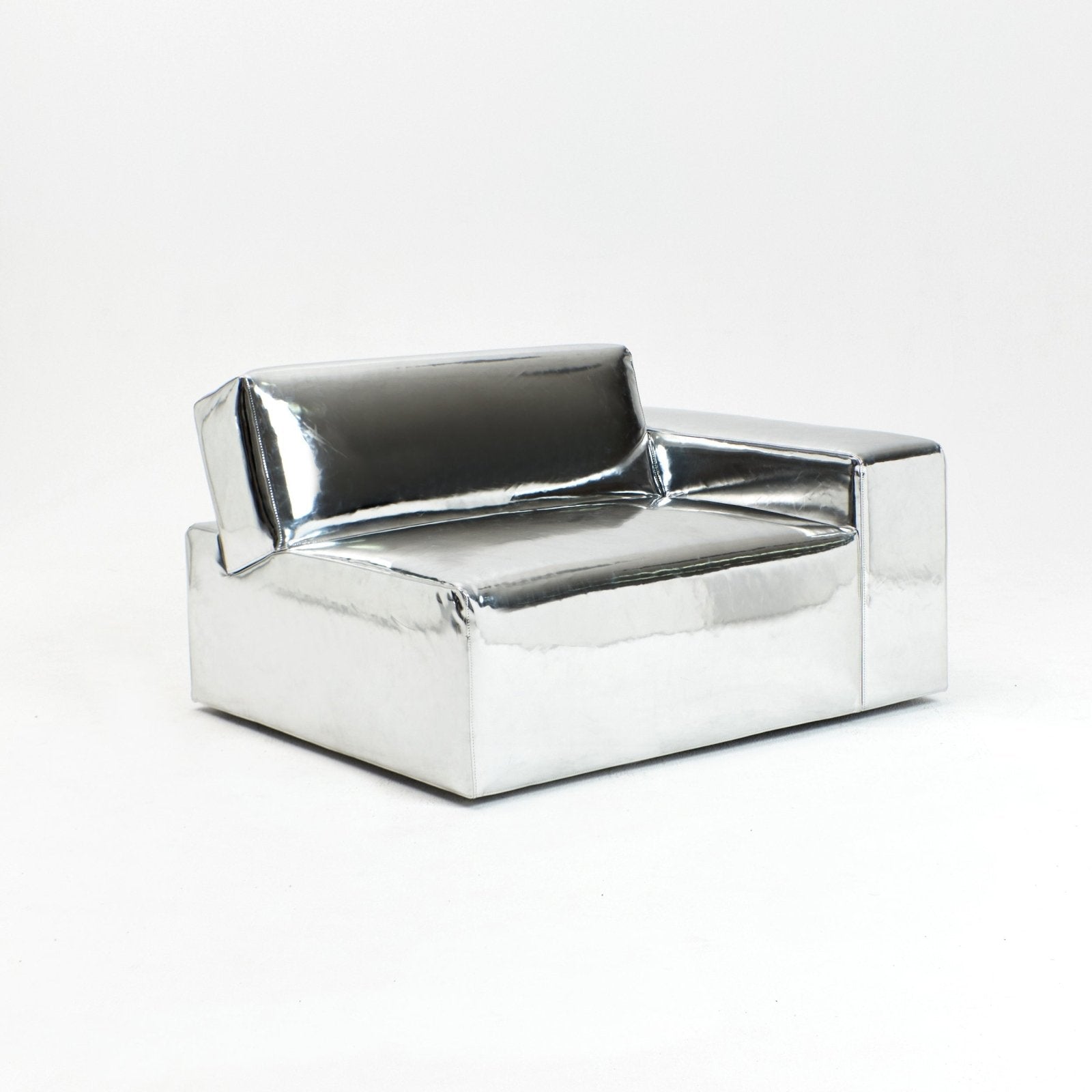 Porto Sofa Element mit Armlehne - Chrome/Metallic Sofas & pouffes von Project 213A