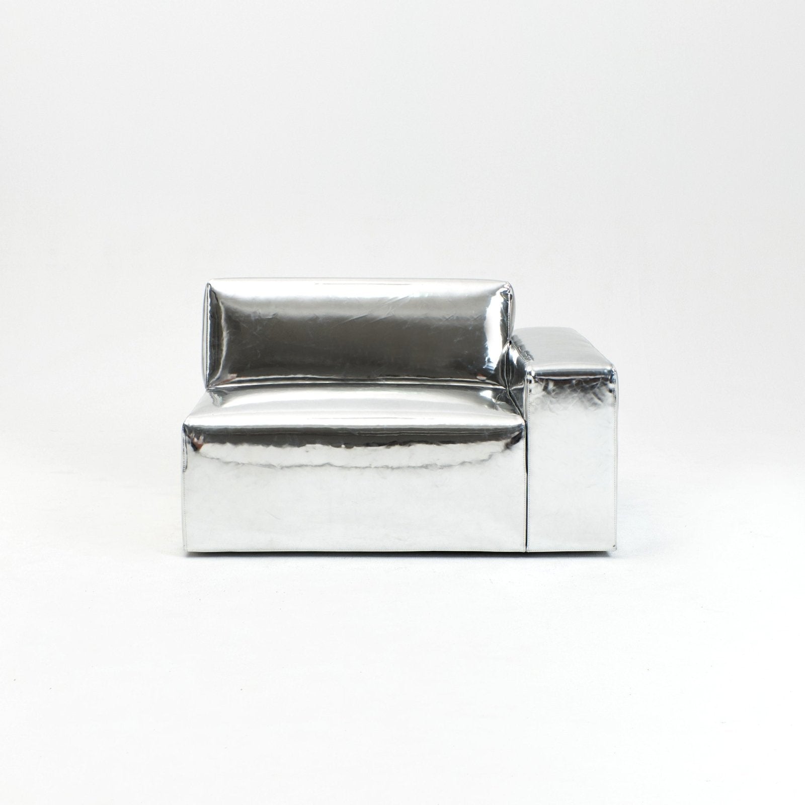 Porto Sofa Element with armrest - Chrome/Metallic Sofas &amp; pouffes by Project 213A