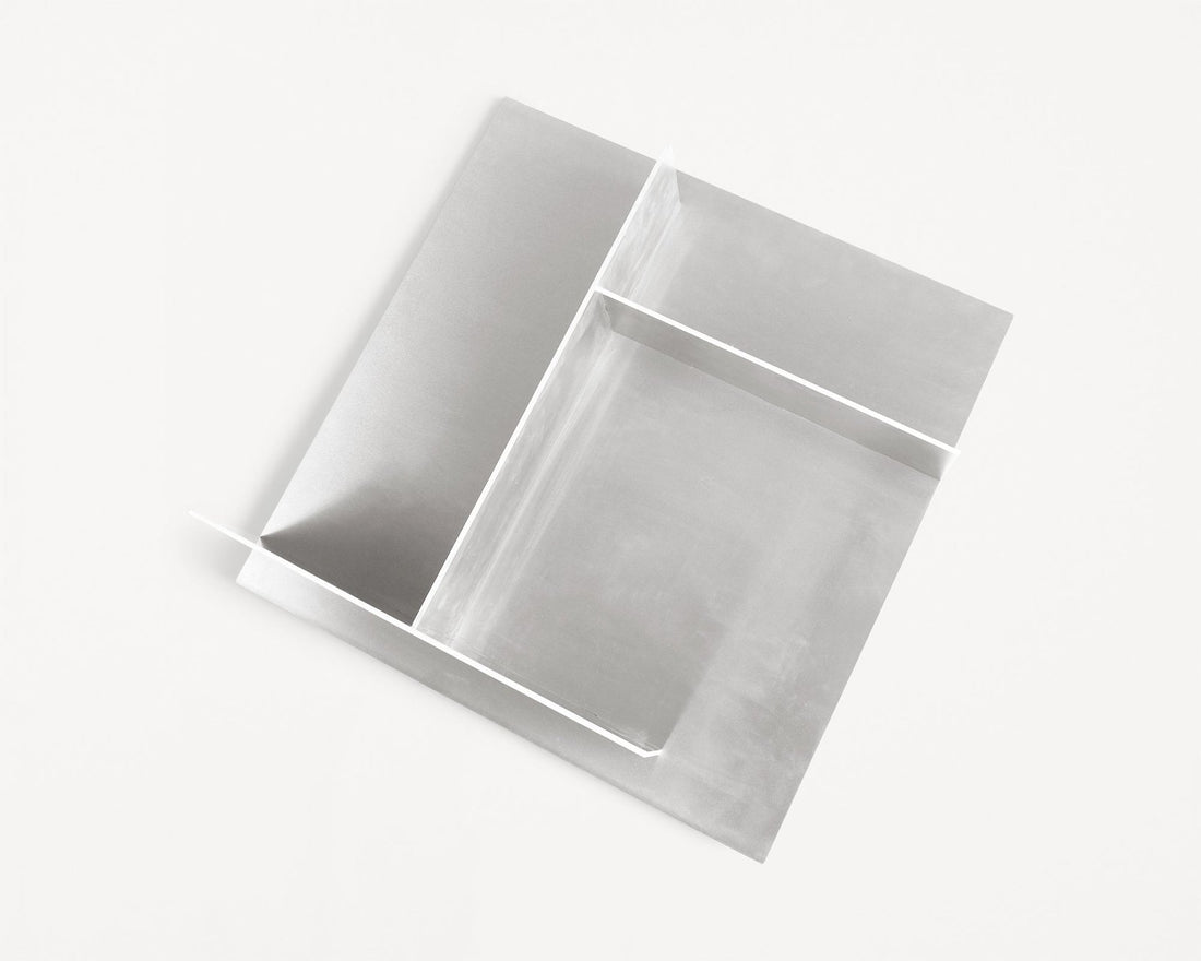 Rivet Typecase - Wall Shelf, Aluminum