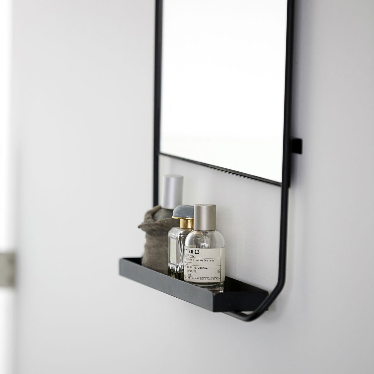 Mirror with shelf - Chic - Black - 45x110cm Mirror by House Doctor