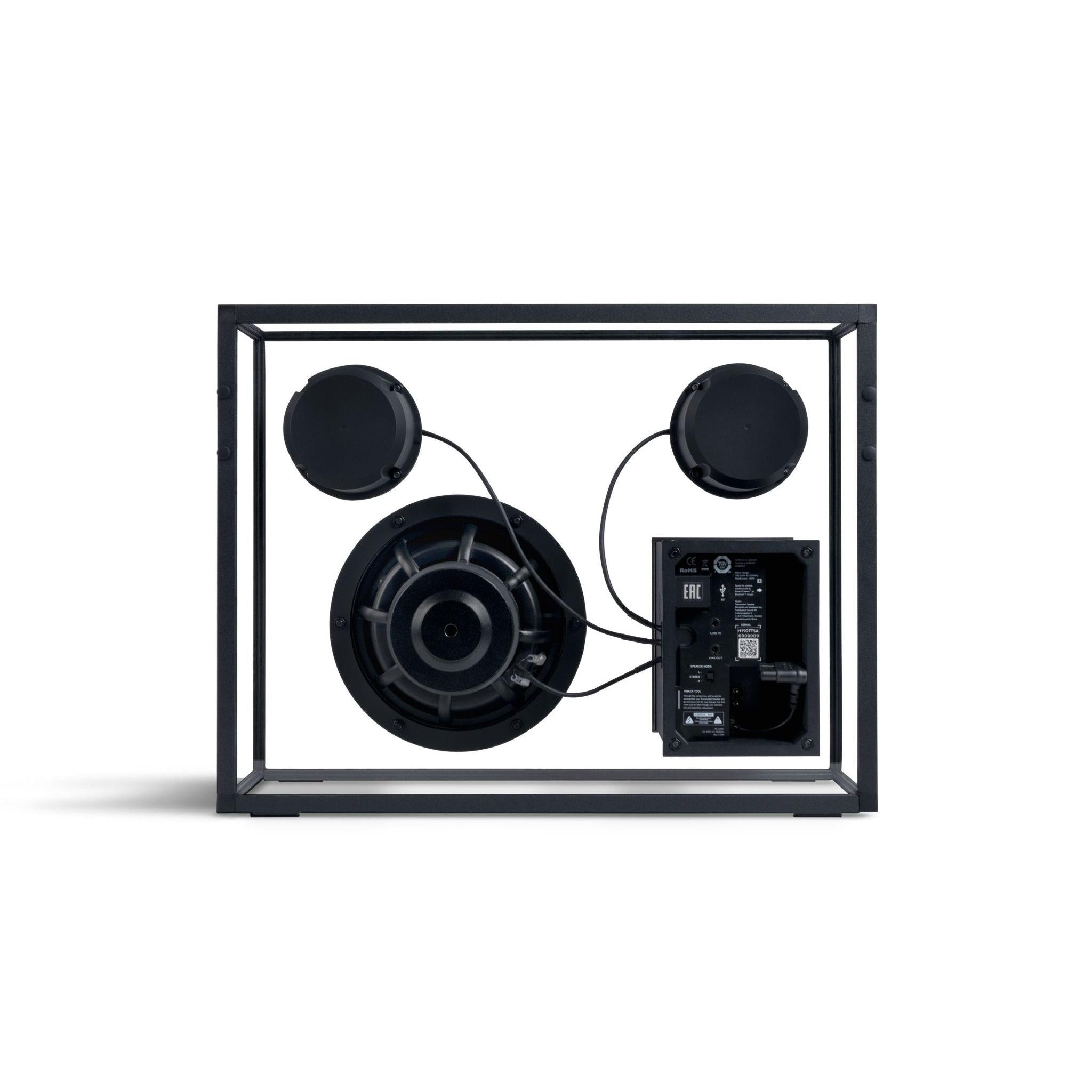 Transparent - Transparent Speaker - Black – industrialkonzept