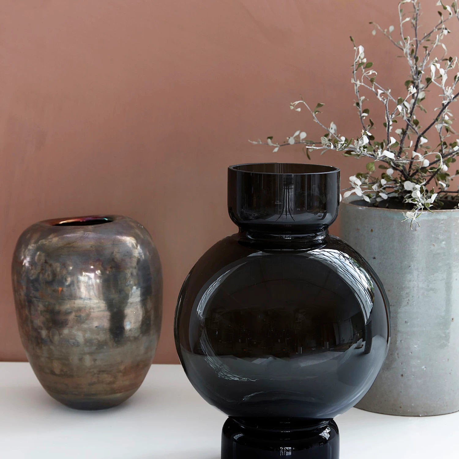 Vase - Bubble - Grau Vase von House Doctor