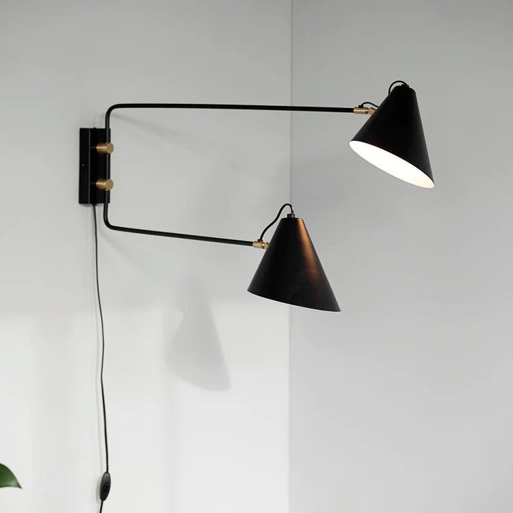 Wall light - Club Double - Black Wall light by House Doctor