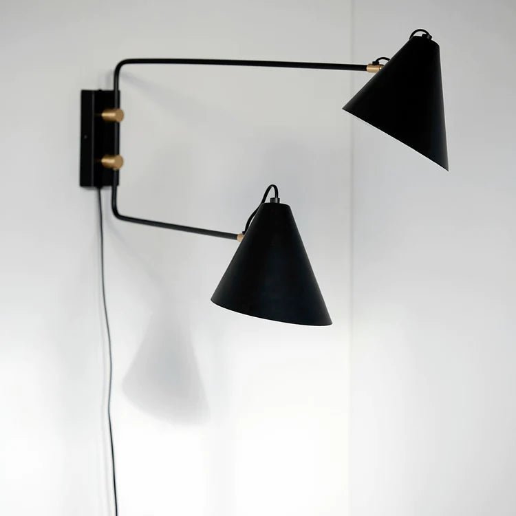 Wall light - Club Double - Black Wall light by House Doctor